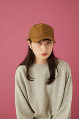6 PANEL CAP / GIZA MOLE SKIN / CAMEL