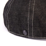 502LD LINEN DENIM CASQUETTE / BLACK