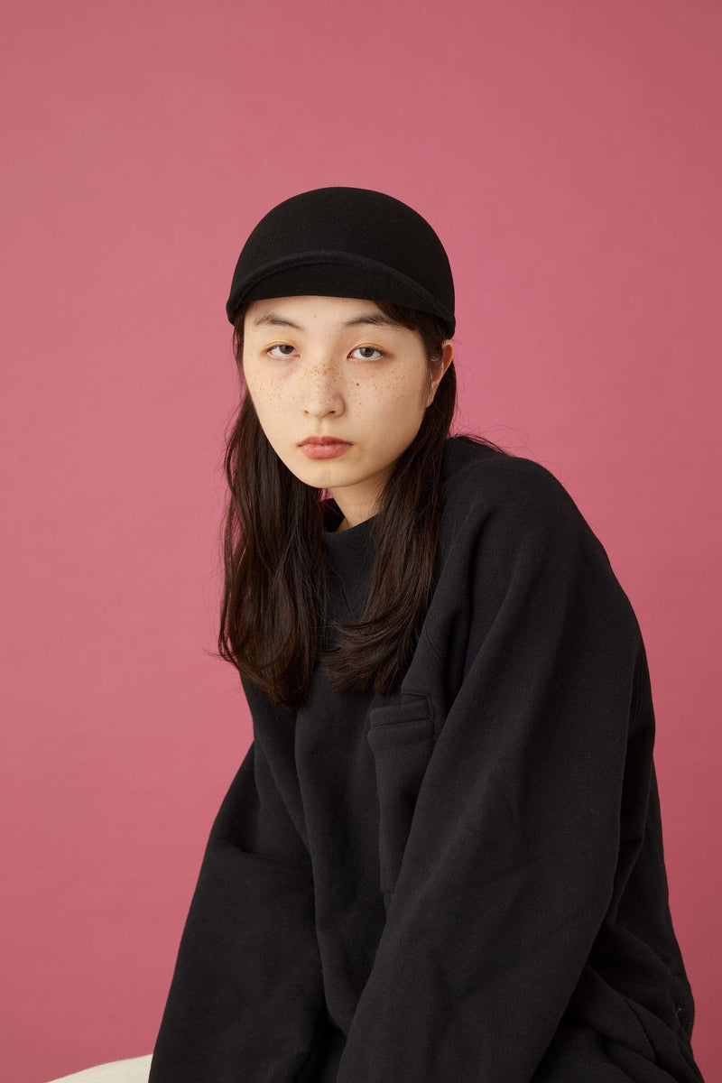 CAP / WOOL FELT / RED